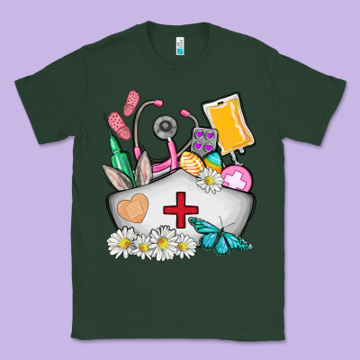 Nurse  Easter Classic Tee Designed By Adodesignshop
