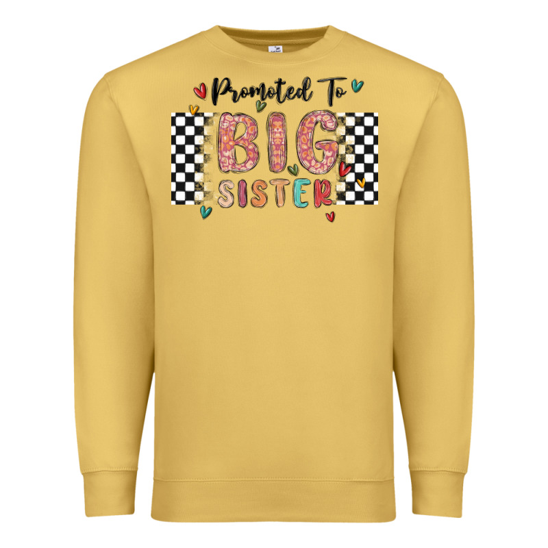 Promoted To Big Sister Premium Sweatshirt by MaliasSmallBusiness | Teevron