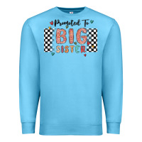 Ocean Blue promoted to big sister Premium Sweatshirt - MaliasSmallBusiness