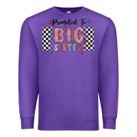 Purple promoted to big sister Premium Sweatshirt - MaliasSmallBusiness