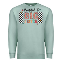Seafoam promoted to big sister Premium Sweatshirt - MaliasSmallBusiness