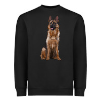 Black german shepherd Heavyweight Sweatshirt - RanaPortraitStore