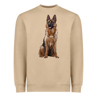 Mushroom german shepherd Heavyweight Sweatshirt - RanaPortraitStore