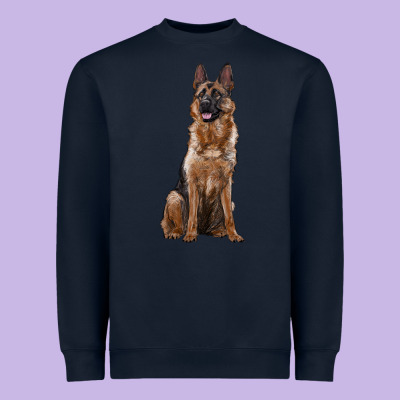 German Shepherd Heavyweight Sweatshirt Designed By Ranaportraitstore