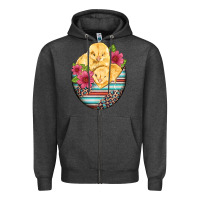 Charcoal Heather hatched egg easter chicks Zipper Hoodie - Artiststas
