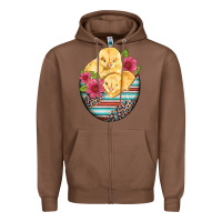 Chestnut hatched egg easter chicks Zipper Hoodie - Artiststas