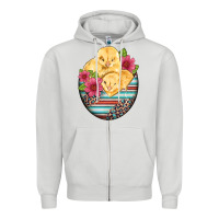 Dove Grey hatched egg easter chicks Zipper Hoodie - Artiststas