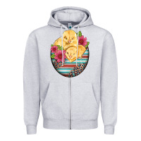 Heather Grey hatched egg easter chicks Zipper Hoodie - Artiststas