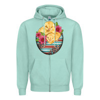 Seafoam hatched egg easter chicks Zipper Hoodie - Artiststas