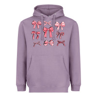 Lavender pink ribbons Heavyweight Hoodie - MaliasSmallBusiness