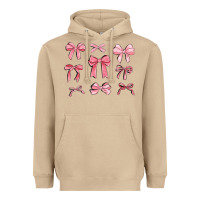 Mushroom pink ribbons Heavyweight Hoodie - MaliasSmallBusiness