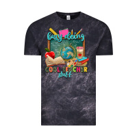 Cloud Black busy doing cool teacher stuff Vintage Tee - Zillion Design Studio