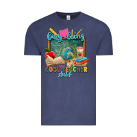 Vintage Denim busy doing cool teacher stuff Vintage Tee - Zillion Design Studio