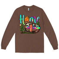 Chestnut home camp Long Sleeve Tee - JahusDesignShop
