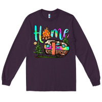 Plum home camp Long Sleeve Tee - JahusDesignShop