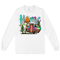 White home camp Long Sleeve Tee - JahusDesignShop