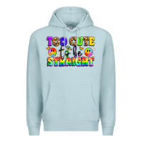 Blue Mist cute and colorful pride message Premium Hoodie - LillyAllenDesigns