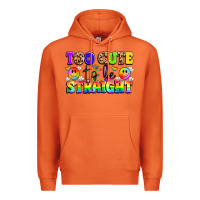 Carrot cute and colorful pride message Premium Hoodie - LillyAllenDesigns