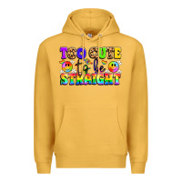 Mustard cute and colorful pride message Premium Hoodie - LillyAllenDesigns