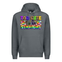 Rock cute and colorful pride message Premium Hoodie - LillyAllenDesigns