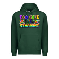 Sports Green cute and colorful pride message Premium Hoodie - LillyAllenDesigns