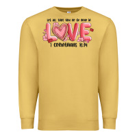 Antique Gold let all that you do be done in love 1 corinthıans Premium Sweatshirt - MaliasSmallBusiness