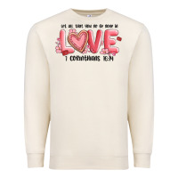 Sandshell let all that you do be done in love 1 corinthıans Premium Sweatshirt - MaliasSmallBusiness