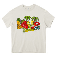 Cream love summer Heavy Core Tee - RacoonDesign