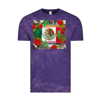 Cloud Purple mexican flag Vintage Tee - CTS Tumbler Store