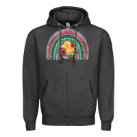 Charcoal Heather hatched egg easter chicks rainbow Zipper Hoodie - Artiststas