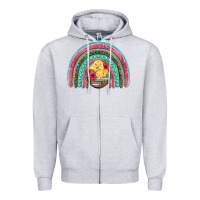 Heather Grey hatched egg easter chicks rainbow Zipper Hoodie - Artiststas