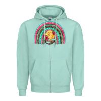 Hatched Egg Easter Chicks Rainbow Zipper Hoodie | Teevron