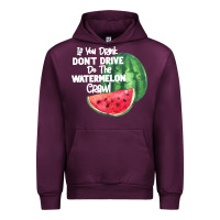 Mauve Wine Watermelon Crawl Urban Hoodie - Bettercallsaul