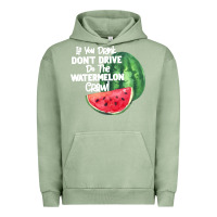 Pigment Oil Green Watermelon Crawl Urban Hoodie - Bettercallsaul