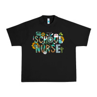 Black school nurse Urban Heavy Tee - CowhideDigitalArt