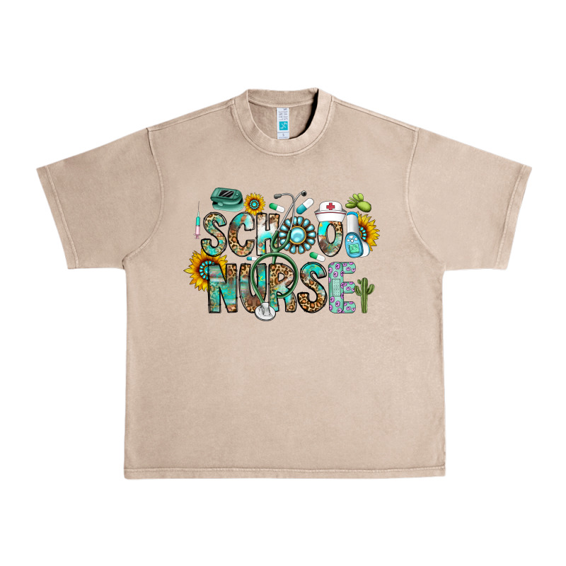 School Nurse Urban Heavy Tee by CowhideDigitalArt | Teevron