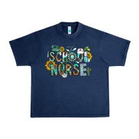 Navy school nurse Urban Heavy Tee - CowhideDigitalArt