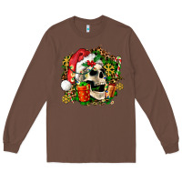 Chestnut christmas skull and gift Long Sleeve Tee - AdoDesignShop