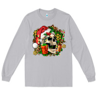Moon Dust christmas skull and gift Long Sleeve Tee - AdoDesignShop