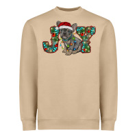 Mushroom french bulldog christmas joy Heavyweight Sweatshirt - RanaPortraitStore