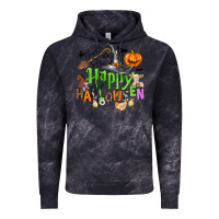 Cloud Black happy halloween farm animals Vintage Hoodie - Zillion Design Studio