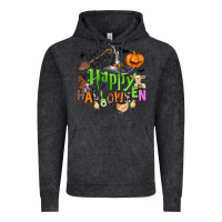 Vintage Black happy halloween farm animals Vintage Hoodie - Zillion Design Studio