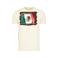 Vintage Arctic distressed mexico flag Vintage Tee - BarkalooDesign