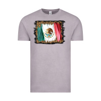 Vintage Zinc distressed mexico flag Vintage Tee - BarkalooDesign