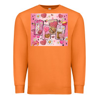 Carrot cafecito y chisme valentine's day Premium Sweatshirt - MaliasSmallBusiness