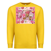 Lemon cafecito y chisme valentine's day Premium Sweatshirt - MaliasSmallBusiness