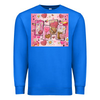 True Royal cafecito y chisme valentine's day Premium Sweatshirt - MaliasSmallBusiness