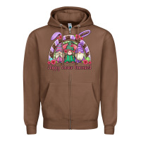 Chestnut happy easter gnomies rainbow Zipper Hoodie - Artiststas