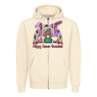 Sandshell happy easter gnomies rainbow Zipper Hoodie - Artiststas