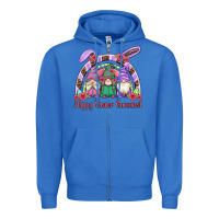True Royal happy easter gnomies rainbow Zipper Hoodie - Artiststas